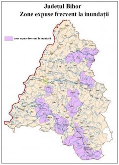Hărţile hazardului: ABA Crişuri a delimitat zonele inundabile ale Bihorului